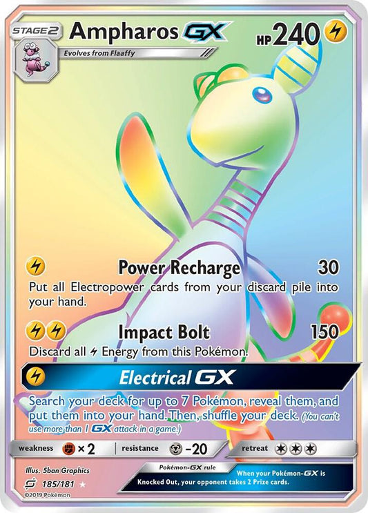 Ampharos GX (Secret) [SM - Team Up] 185/181