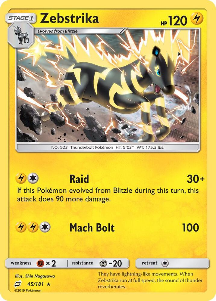 Zebstrika [SM - Team Up] 45/181