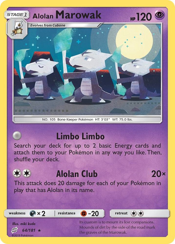 Alolan Marowak [SM - Team Up] 64/181