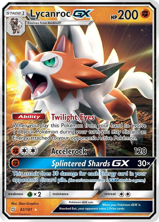 Lycanroc GX [SM - Team Up] 82/181