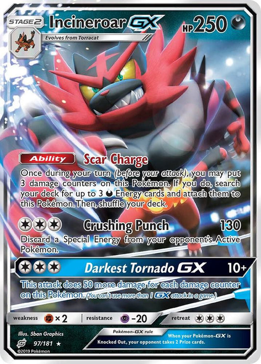 Incineroar GX [SM - Team Up] 97/181