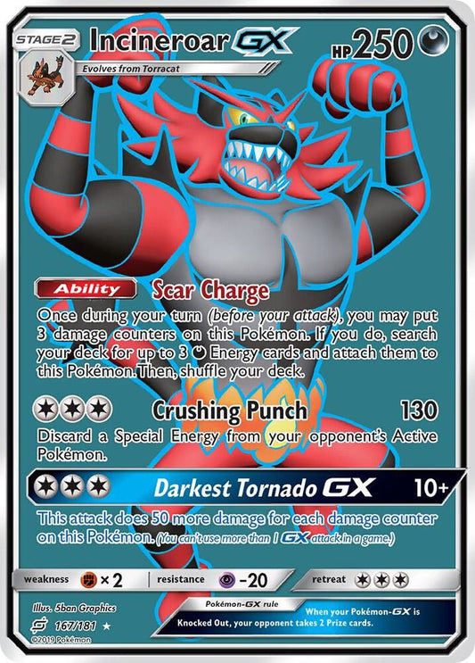 Incineroar GX (Full Art) [SM - Team Up] 167/181