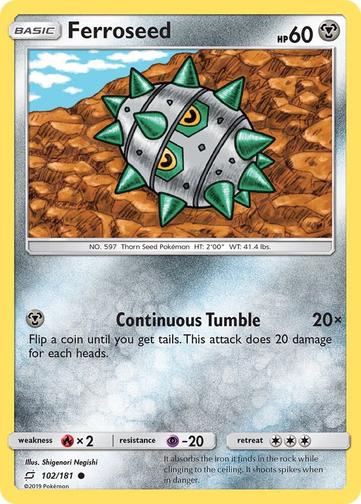 Ferroseed [SM - Team Up] 102/181