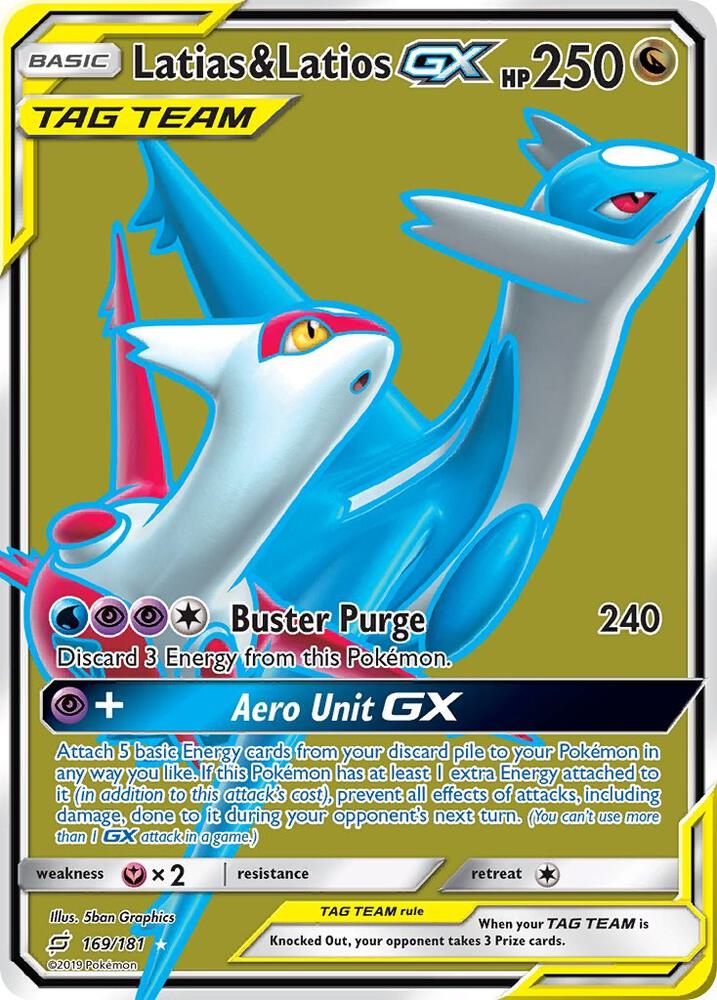 Latias & Latios GX (Full Art) [SM - Team Up] 169/181
