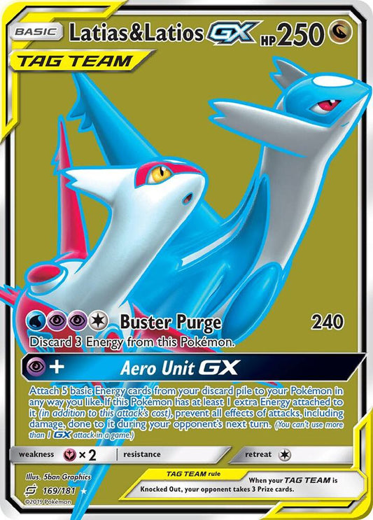Latias & Latios GX (Full Art) [SM - Team Up] 169/181