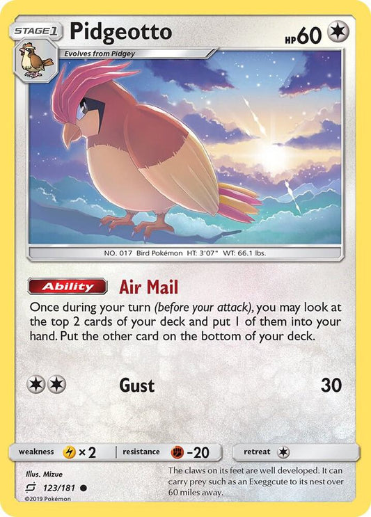 Pidgeotto [SM - Team Up] 123/181