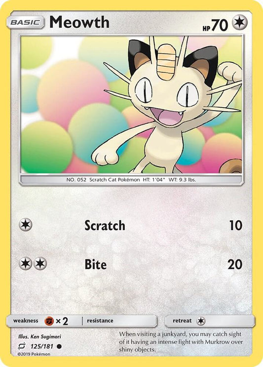 Meowth [SM - Team Up] 125/181