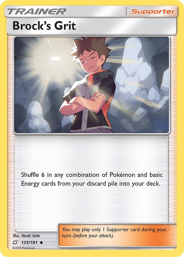 Brock's Grit [SM - Team Up] 135/181