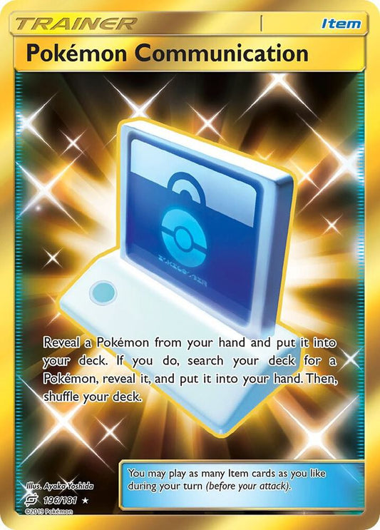 Pokemon Communication (Secret) [SM - Team Up] 196/181