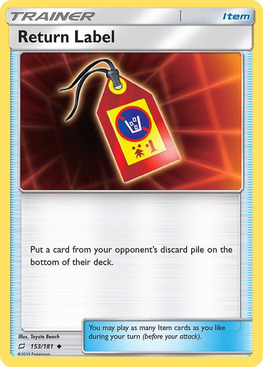 Return Label [SM - Team Up] 153/181