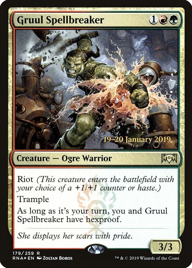 Gruul Spellbreaker [Prerelease Cards] 179