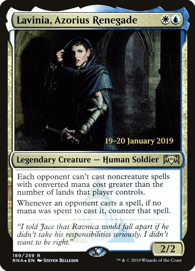 Lavinia, Azorius Renegade [Prerelease Cards] 189