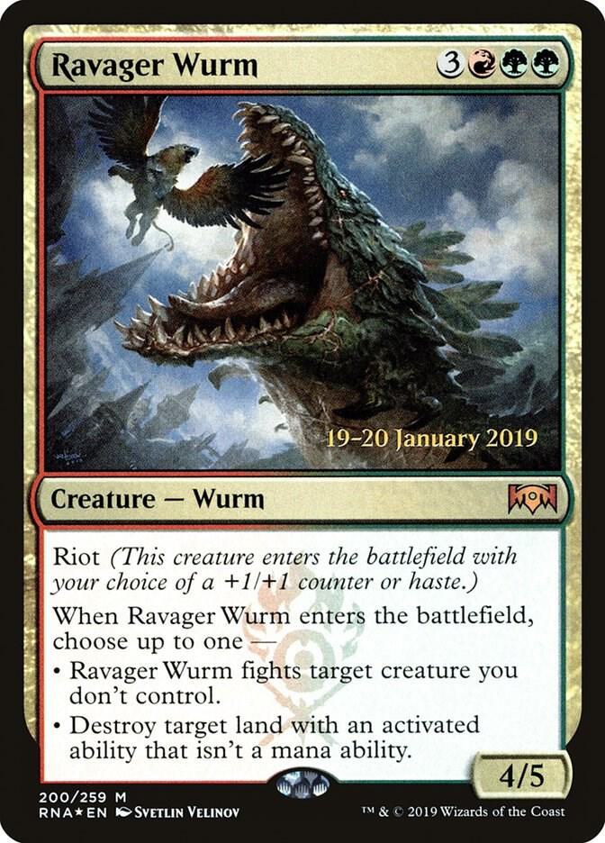Ravager Wurm [Prerelease Cards] 200