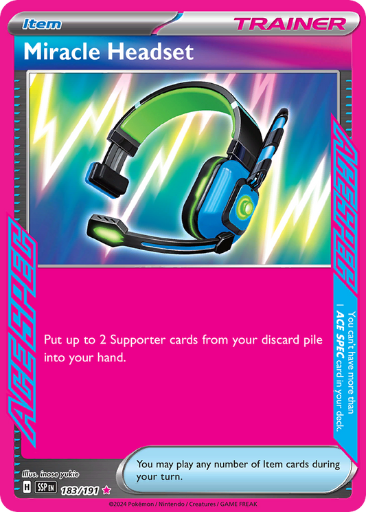 Miracle Headset - 183/191 Surging Sparks