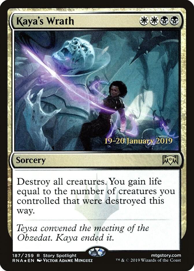 Kaya's Wrath [Prerelease Cards] 187
