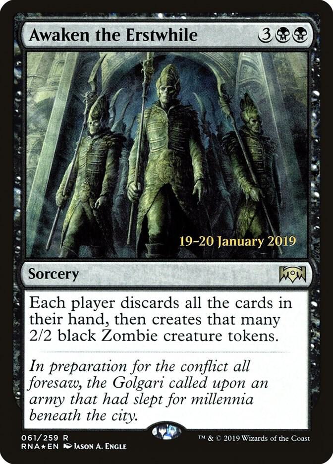 Awaken the Erstwhile [Prerelease Cards] 61