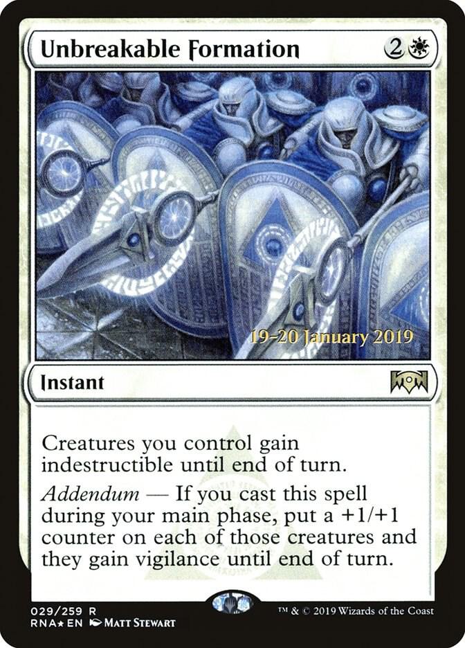 Unbreakable Formation [Prerelease Cards] 29