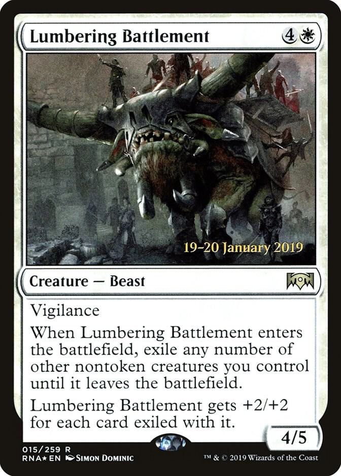 Lumbering Battlement [Prerelease Cards] 15