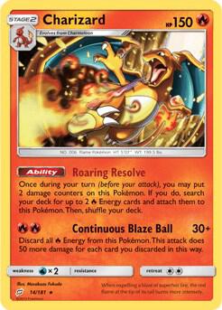 Charizard - 14/181 (SM Team Up) [Deck Exclusives] 014/181