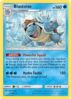 Blastoise - 25/181 (Cracked Ice Holo) [Deck Exclusives] 025/181