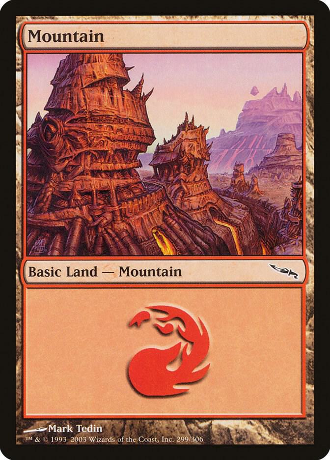 Mountain (299) [Mirrodin] 299