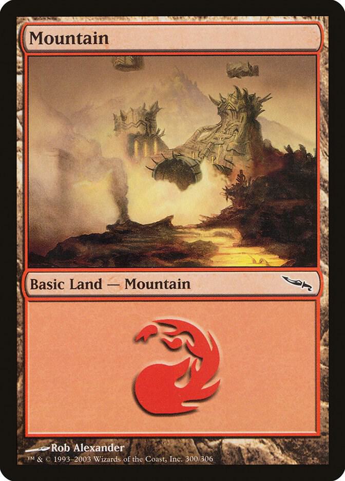 Mountain (300) [Mirrodin] 300