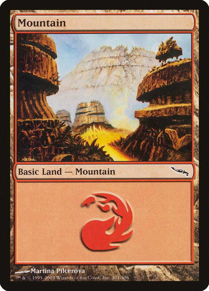 Mountain (301) [Mirrodin] 301