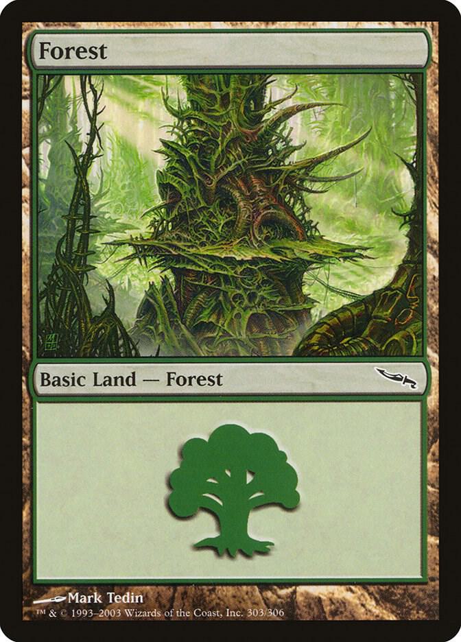 Forest (303) [Mirrodin] 303
