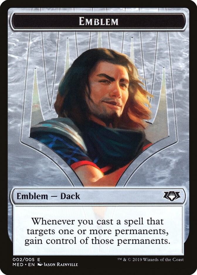 Emblem - Dack Fayden [Mythic Edition: Ravnica Allegiance] 2
