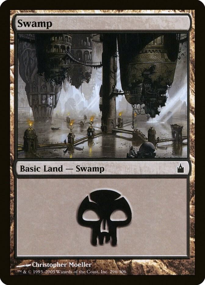 Swamp (296) [Ravnica: City of Guilds] 296