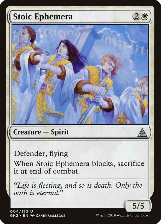 Stoic Ephemera [Ravnica Allegiance: Guild Kits] 4