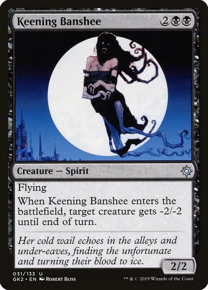 Keening Banshee [Ravnica Allegiance: Guild Kits] 31
