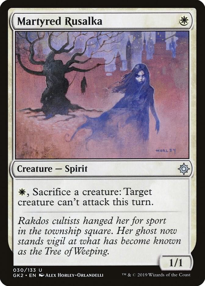 Martyred Rusalka [Ravnica Allegiance: Guild Kits] 30