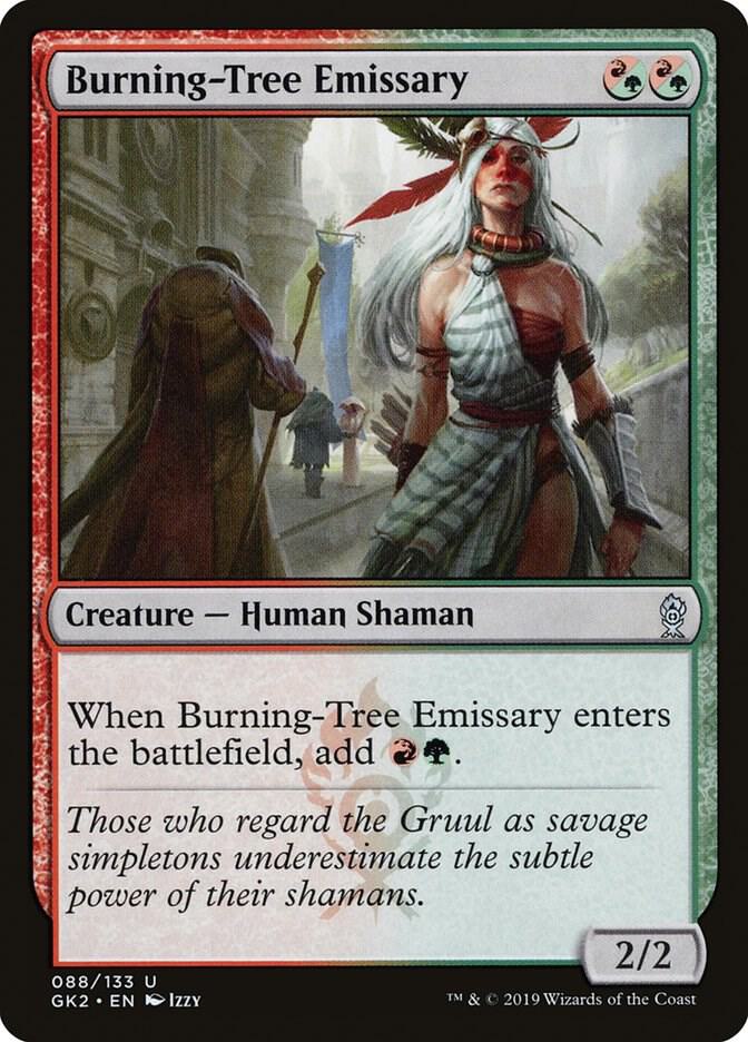 Burning-Tree Emissary [Ravnica Allegiance: Guild Kits] 88