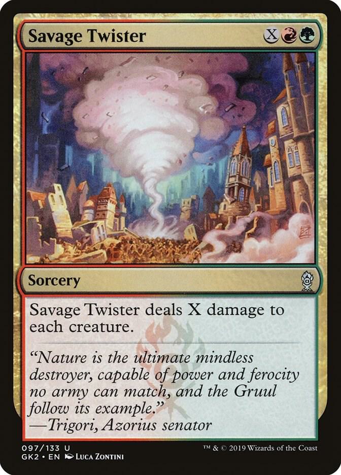 Savage Twister [Ravnica Allegiance: Guild Kits] 97
