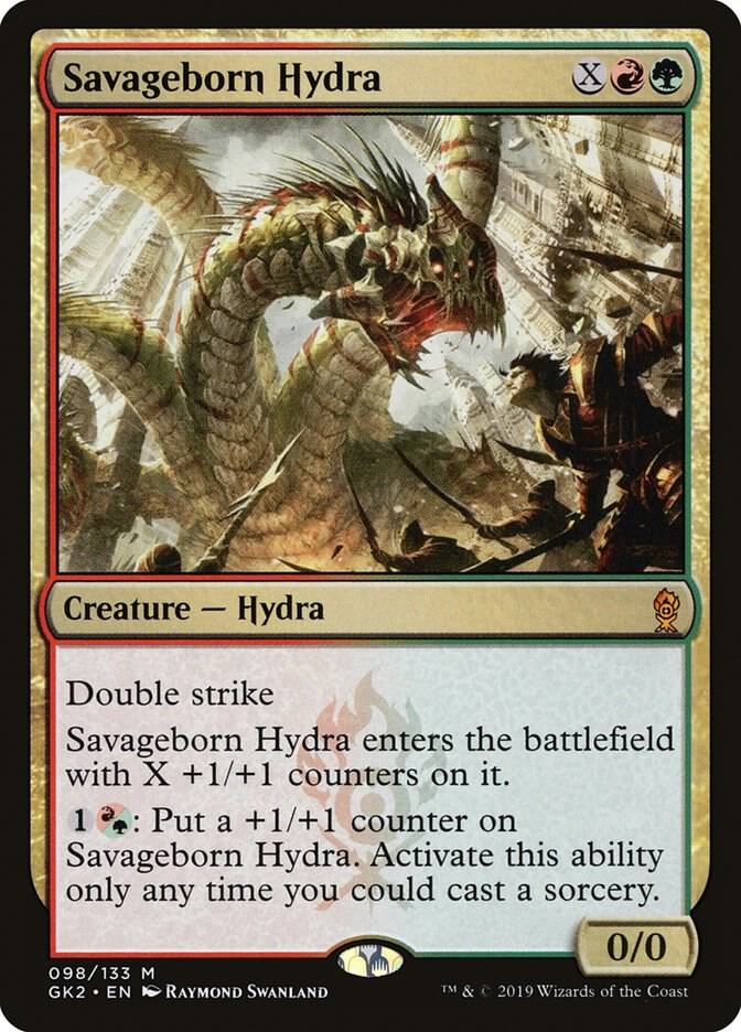 Savageborn Hydra [Ravnica Allegiance: Guild Kits] 98