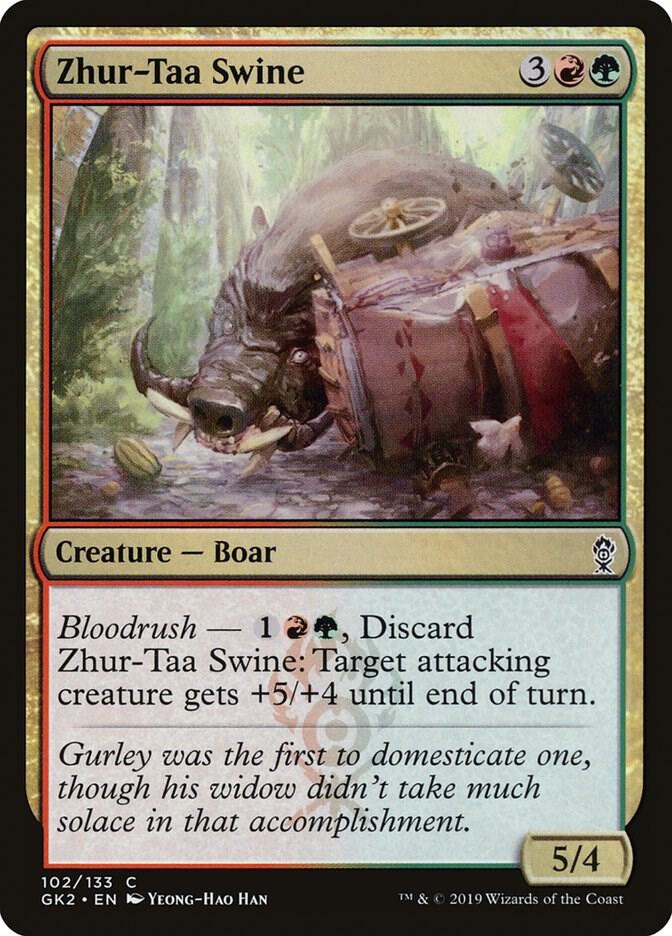 Zhur-Taa Swine [Ravnica Allegiance: Guild Kits] 102
