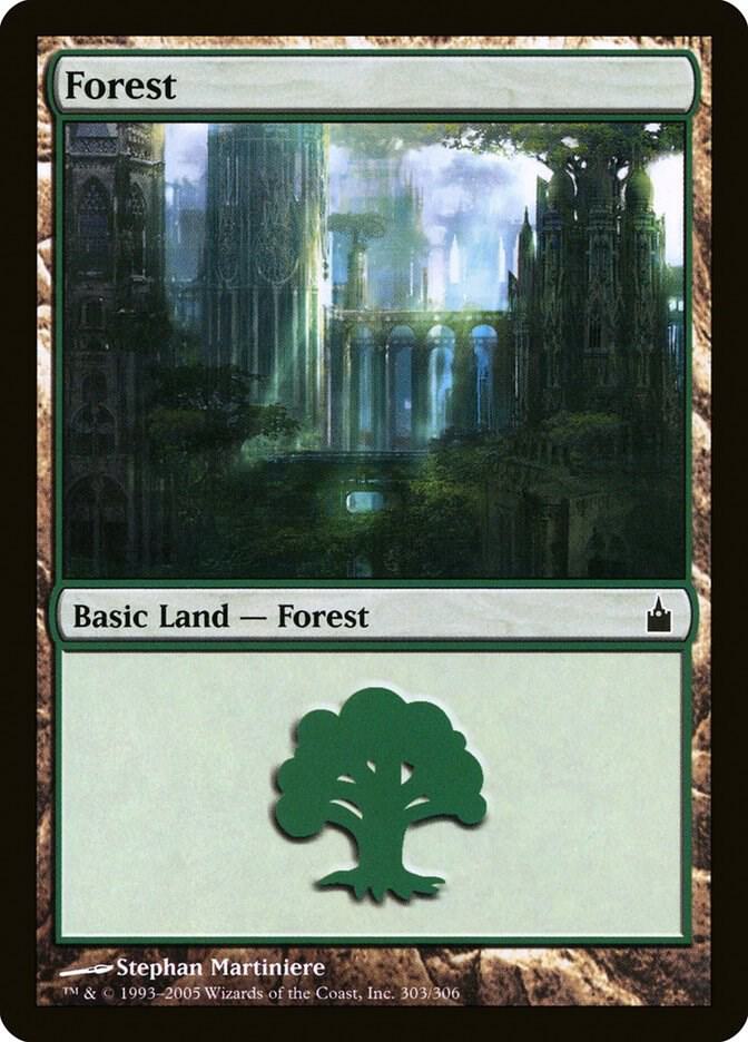 Forest (303) [Ravnica: City of Guilds] 303