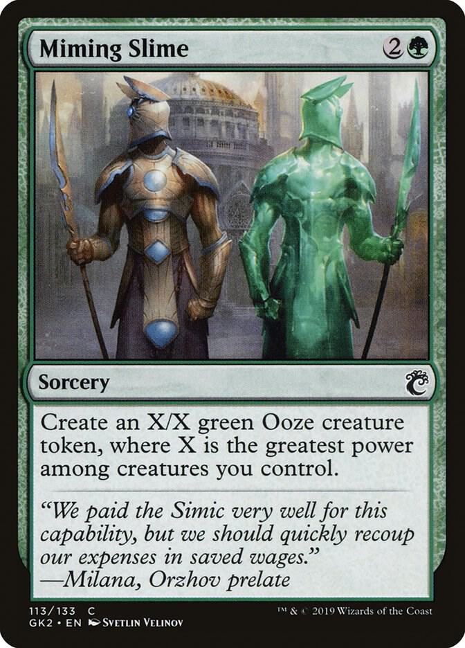 Miming Slime [Ravnica Allegiance: Guild Kits] 113