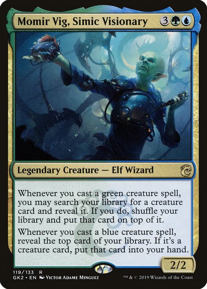 Momir Vig, Simic Visionary [Ravnica Allegiance: Guild Kits] 119