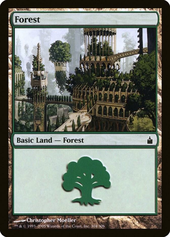 Forest (304) [Ravnica: City of Guilds] 304
