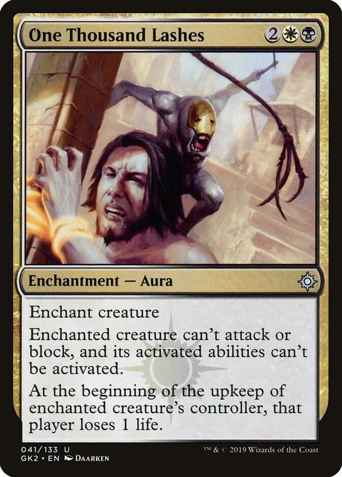 One Thousand Lashes [Ravnica Allegiance: Guild Kits] 41
