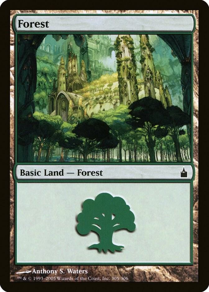 Forest (305) [Ravnica: City of Guilds] 305