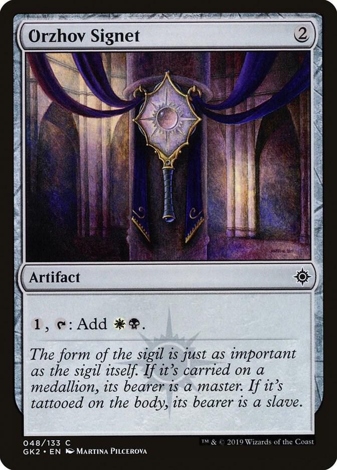 Orzhov Signet [Ravnica Allegiance: Guild Kits] 48