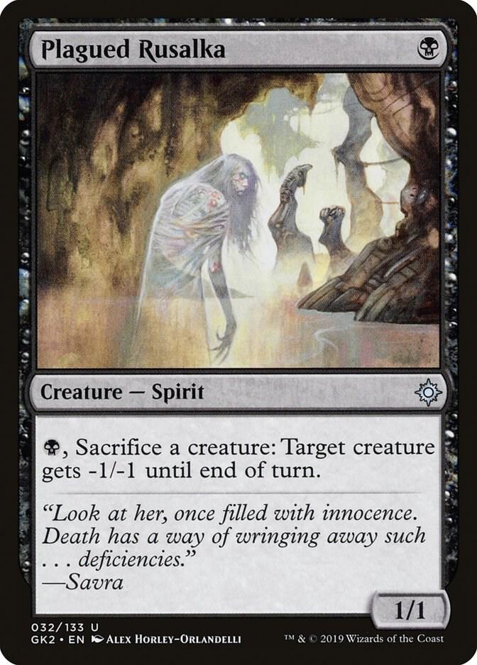 Plagued Rusalka [Ravnica Allegiance: Guild Kits] 32