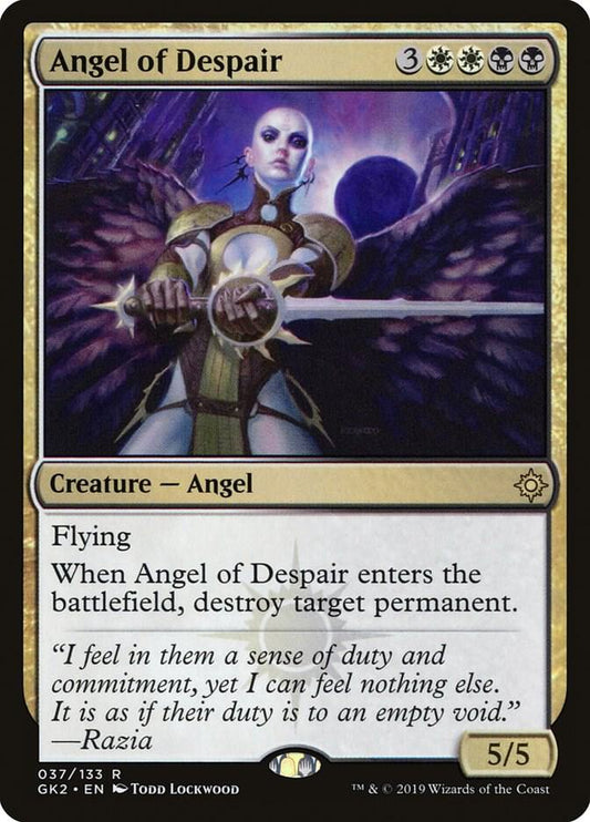 Angel of Despair [Ravnica Allegiance: Guild Kits] 37