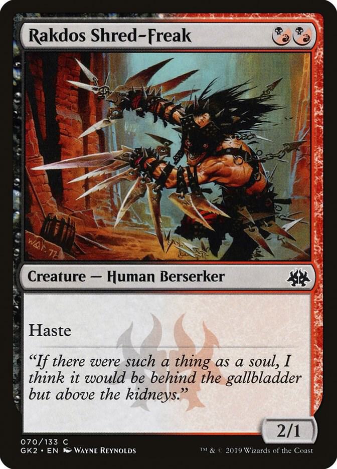 Rakdos Shred-Freak [Ravnica Allegiance: Guild Kits] 70