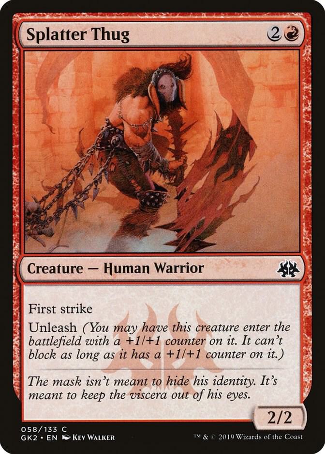 Splatter Thug [Ravnica Allegiance: Guild Kits] 58