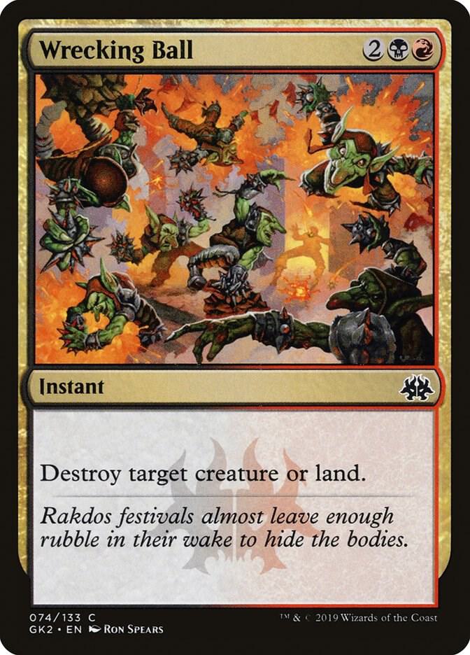 Wrecking Ball [Ravnica Allegiance: Guild Kits] 74