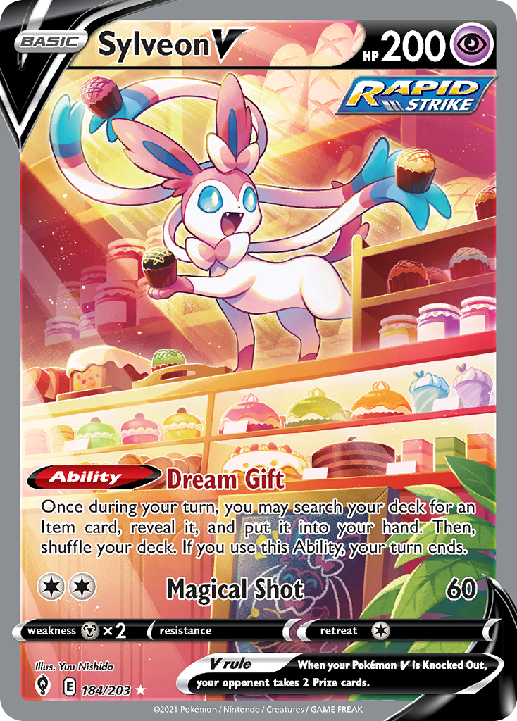 Sylveon V - 184/203 Evolving Skies